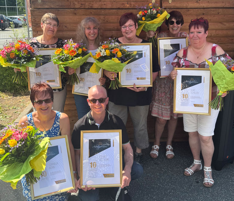 Sommerfest-Jubilare